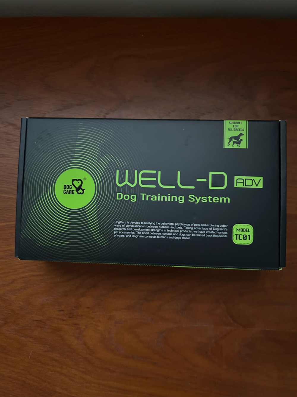 WELL-D ADV Dog Training System - Black and Green